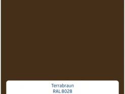 EcoStar Haustür Isopro IP 810S Terrabraun 110 cm x 210 cm DIN L