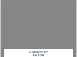 EcoStar Haustür Isopro IP 010 Graualuminium 110 cm x 210 cm DIN L