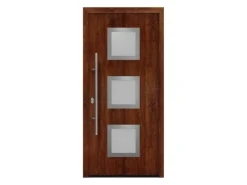 EcoStar Haustür Isopro IP 810S Dark Oak 110 cm x 210 cm DIN L