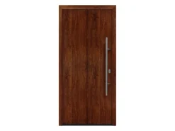 EcoStar Haustür Isopro IP 010 Dark Oak 110 cm x 210 cm DIN R