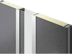 EcoStar Haustür Isopro IP 780S 110 cm x 210 cm Anthrazitgrau Anschlag Links