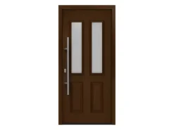 EcoStar Haustür Isopro IP 410S Terrabraun 110 cm x 210 cm DIN L