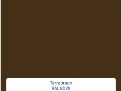 EcoStar Haustür Isopro IP 410S Terrabraun 110 cm x 210 cm DIN L