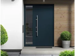 EcoStar Haustür Isopro IP 010 Anthrazitgrau 110 cm x 210 cm DIN L