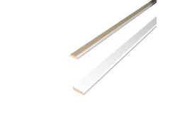 Egger Abdeckleiste Wandverkleidung Decowall AL201 Weiß 2,4 m