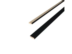 Egger Abdeckleiste Wandverkleidung Decowall AL537 Schwarz 2,4 m