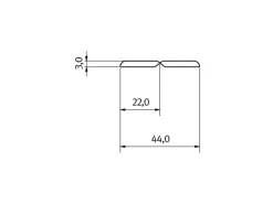 Egger Faltleiste Wandverkleidung Decowall FL006 Namur 2,4 m Fichte