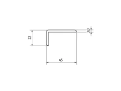 Egger Winkelleiste Wandverkleidung Decowall WL003 Rovigo 2,4 m Beton