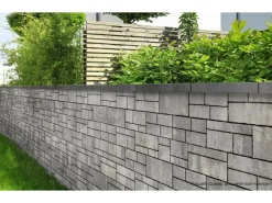 EHL Mauerstein Tribus Quada 40,2 cm x 18 cm x 6,7 cm Grau-Anthrazit-Nuanciert