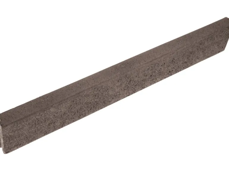 EHL Rasenkantenstein Anthrazit abgerundet 100 cm x 15 cm x 5 cm