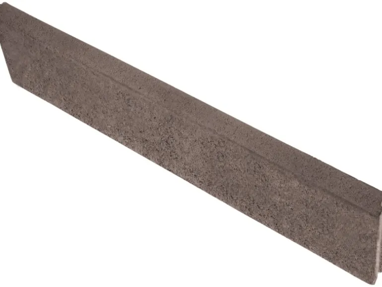 EHL Rasenkantenstein Anthrazit mini abgerundet 50 cm x 15 cm x 5 cm