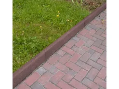 EHL Rasenkantenstein Anthrazit mini abgerundet 50 cm x 15 cm x 5 cm