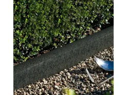 EHL Rasenkantenstein Anthrazit abgerundet 100 cm x 25 cm x 5 cm