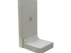 EHL Stützwinkel L-Stein 50 cm x 105 cm Sicht Lf.1 Wandstärke 12 cm Grau