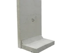 EHL Stützwinkel L-Stein 50 cm x 155 cm Sicht Lf.1 Wandstärke 12 cm Grau