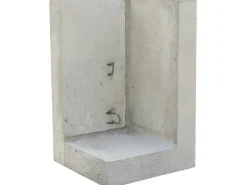 EHL Stützwinkel L-Stein Einleitig 50 cm x 80 cm Sicht Lf.1 Ecke Wandstärke 12 cm