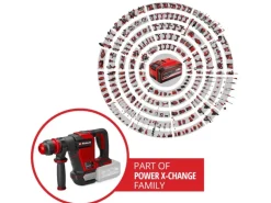 Einhell Akku-Abbruchhammer Professional TP-DH 18/4 Rot-Schwarz