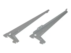 Einloch-Winkelträger Silber 28 cm 2 Stück