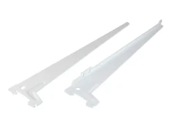 Einloch-Winkelträger Weiß 38 cm 2 Stück