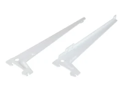 Einloch-Winkelträger Weiß 28 cm 2 Stück