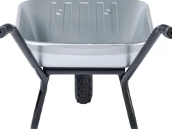 Einrad-Schubkarre 90 l Muldenvolumen verzinkt Gestell 32 mm