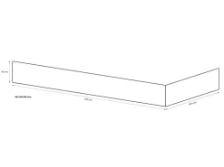 Elabrick Eckverblender Pisa 4 cm x 10 cm/29 cm Beige 2 m¹