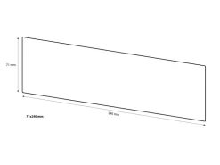 Elabrick Verblender Nebraska 7,1 cm x 24 cm Grau-Anthrazit