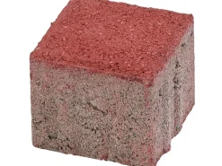 Endstein zu Rechteck-Pflaster Beton Rot 10 cm x 10 cm x 6 cm
