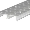 Entwässerungsrinne-Proside aus Aluminium 100 mm x 20 mm x 2000 mm Eloxiert