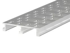 Entwässerungsrinne-Proside aus Aluminium 100 mm x 20 mm x 2000 mm Eloxiert