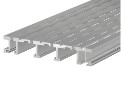 Entwässerungsrinne-Proside aus Aluminium 150 mm x 26 mm x 2000 mm Eloxiert