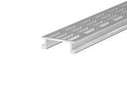 Entwässerungsrinne-Proside aus Aluminium 60 mm x 20 mm x 2000 mm Eloxiert