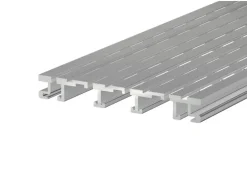 Entwässerungsrinne-Proside aus Aluminium 150 mm x 20 mm x 2000 mm Eloxiert