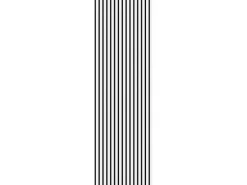 Equipped Wandpaneel WPC Outdoor 2350 mm x 219 mm x 26 mm Weiß