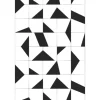 ESTAhome Fototapete Fliesenmuster Schwarz-Weiß 200 x 279 cm 158908