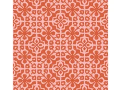 ESTAhome Tapete Abgenutzte Fliesen Korallenrot 50 X 900 Cm - 131483