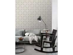 ESTAhome Tapete Abgenutzte Fliesen Taupe 53 cm x 10,05 m 128045