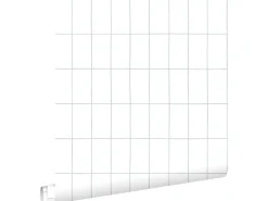 ESTAhome Tapete Kleine Fliesen Graublau 0,53 x 10,05 m 139029