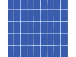 ESTAhome Tapete Kleine Fliesen 7298 Königsblau und Weiß 50 x 900 cm