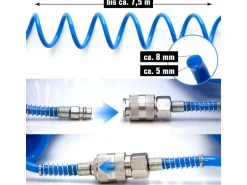 eyepower 7.5 m Druckluftschlauch 1/4