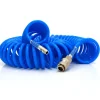 eyepower 15 m Druckluftschlauch 1/4" Spiralförmig 10 Bar in Blau