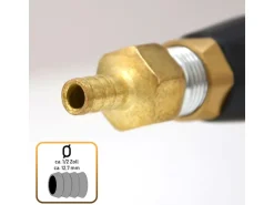 eyepower Druckluft Putzwerfer und Putzpistole für Wände Silberfarben