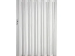 Falttür Larya Glas Weiß glänzend 84 cm x 205 cm