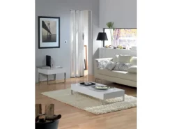 Falttür Larya Glas Weiß glänzend 84 cm x 205 cm