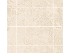 Feinsteinzeug Mosaik Massa Ivory Glasiert Matt Rektifiziert 30 x 30 cm