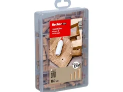 Fischer EasyDIY Box Holzdübel (160 Teile)