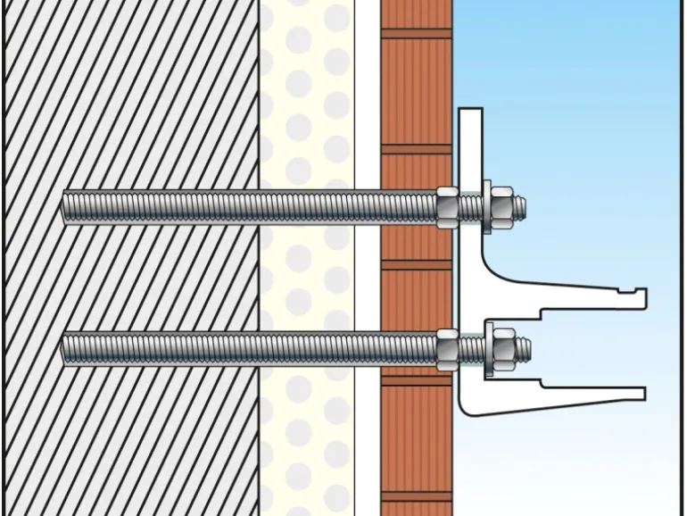 Fischer Montageset für 2-schaliges Mauerwerk 4 Befestigungspunkte