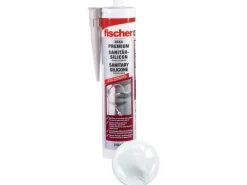 Fischer Sanitärsilicon DSSA Transparent 310 ml