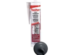 Fischer Sanitärsilicon DSSA Anthrazit 310 ml