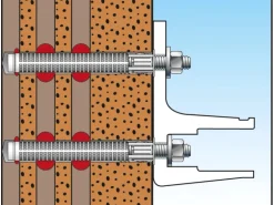 Fischer Schwerlastbefestigungsset 6 Befestigungspunkte